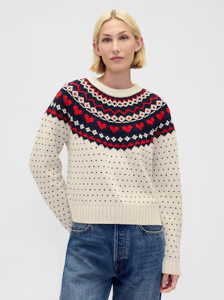 Cotton-Blend Raglan Crewneck Sweater | Gap (US)