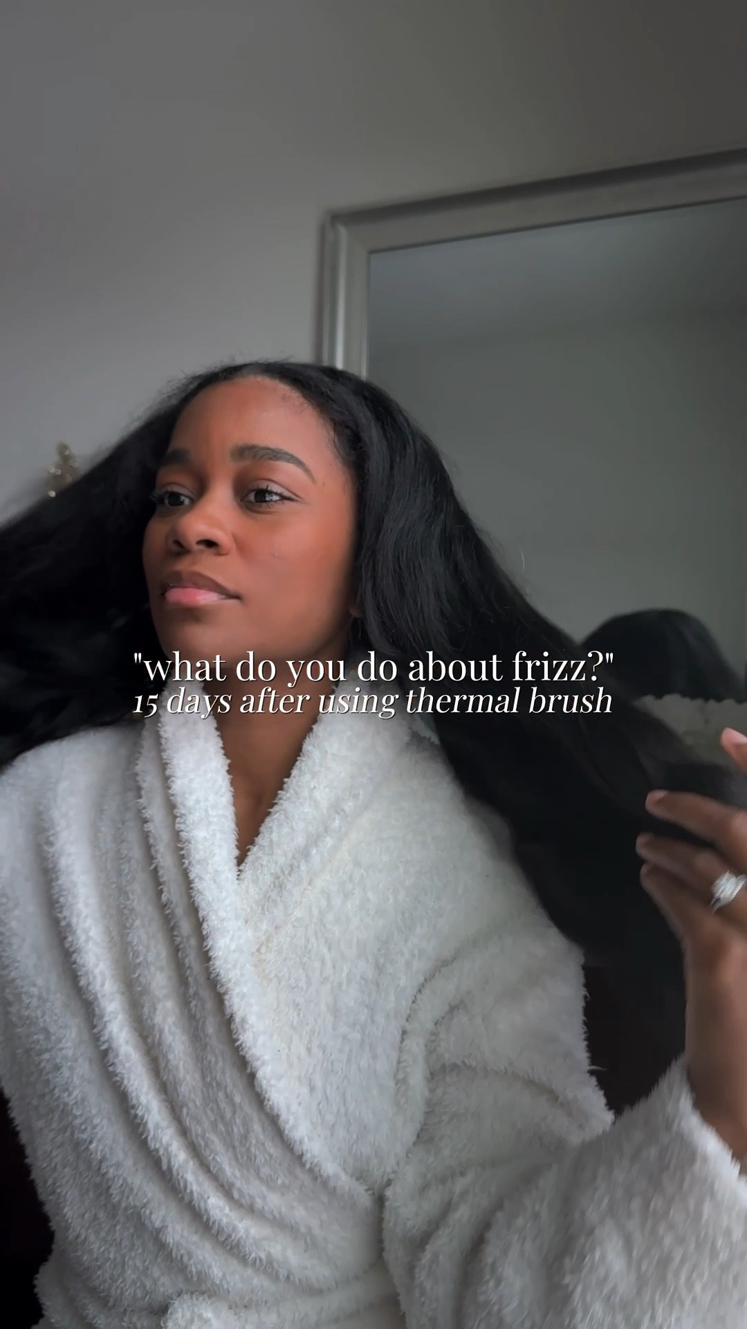 I use the thermal brush on 390F and this is how my hair looks 2 weeks later. I don’t know when my flat iron is gonna see me again 😊

Wavytalk, thermal brush, blow out, straight hair, frizzy hair

#LTKselfcare #LTKBeauty #LTKgrwm