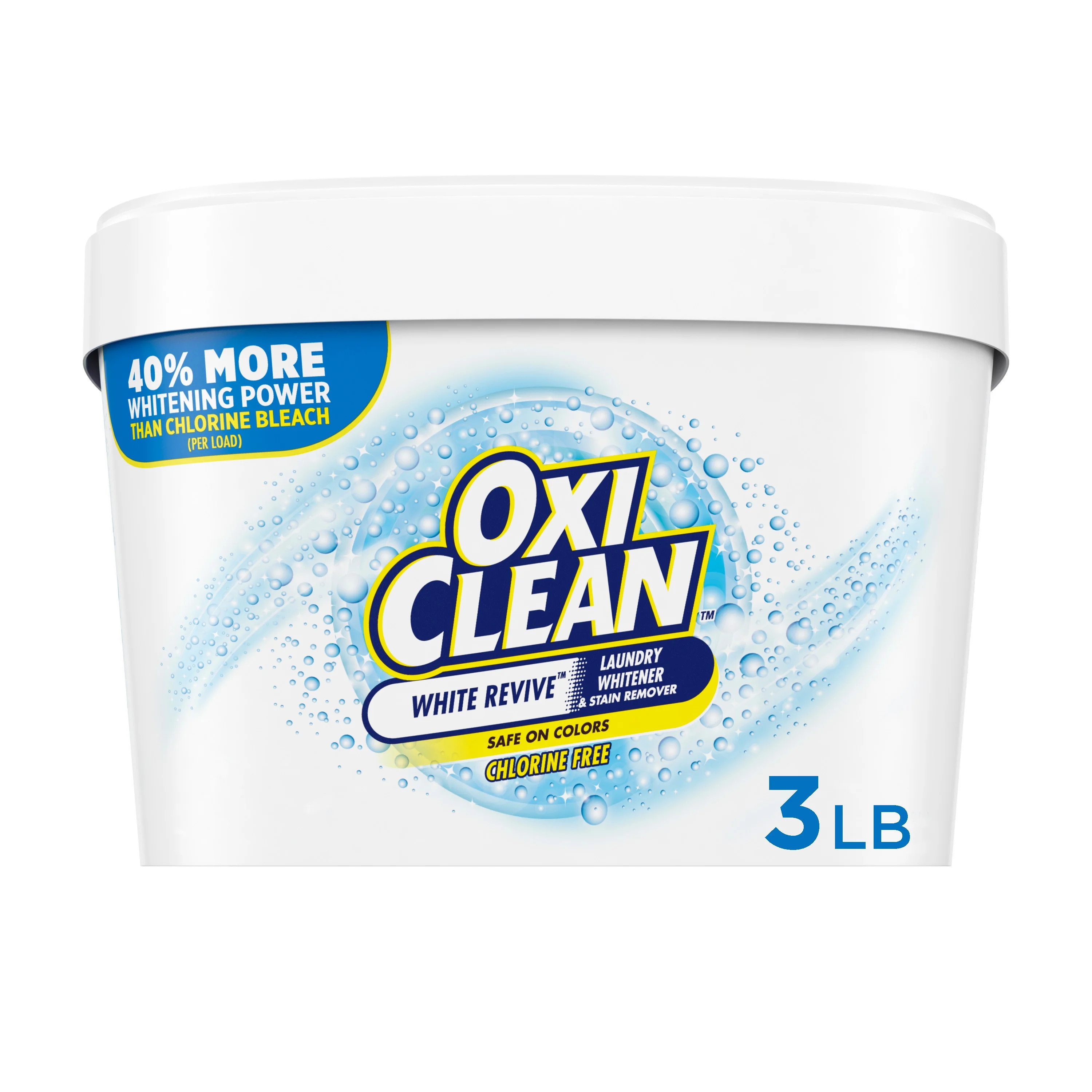 OxiClean White Revive Laundry Whitener and Stain Remover Powder, 3 lb | Walmart (US)