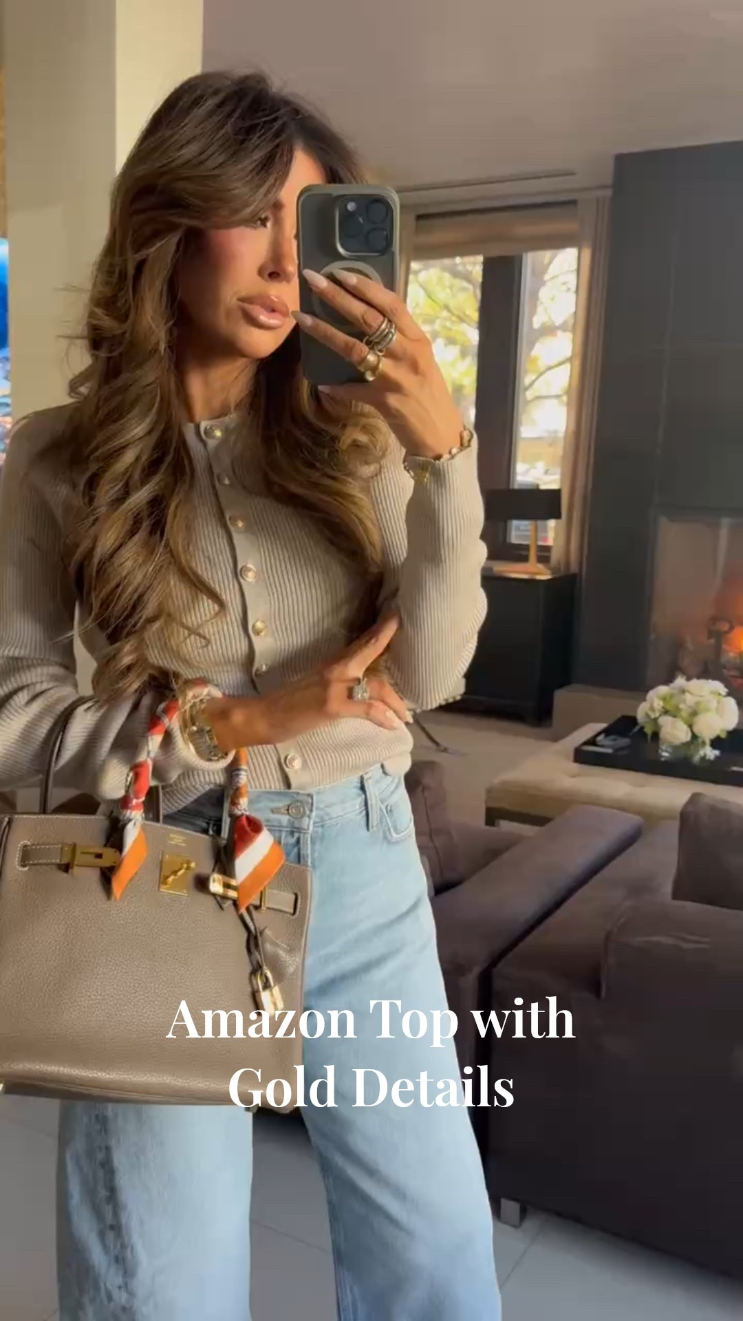 The cutest Amazon top with gold details! I am wearing a size small! 

Fall outfits, fall fashion, Fall sweater, Brown sweater, Gold details, Uggs, Boots, Aspen, Emily Ann Gemma

#LTKSeasonal #LTKStyleTip #LTKItBag