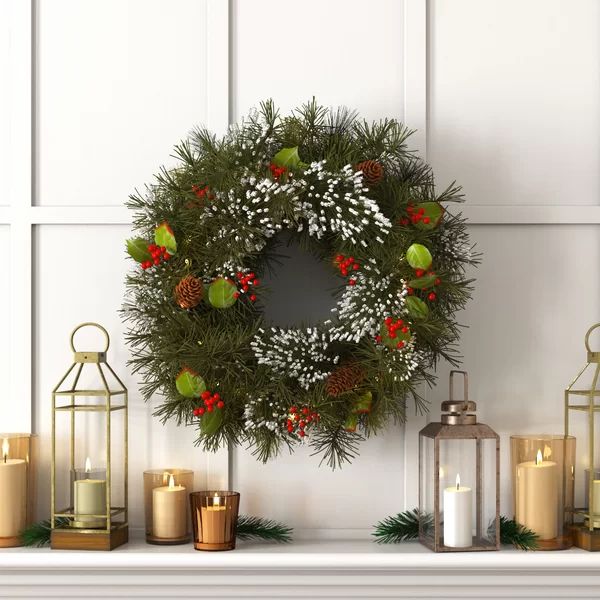 Willington Lighted Wreath | Wayfair North America