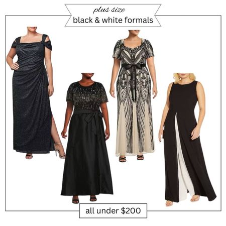There’s a black and white ball night on my upcoming cruise so I am trying to find a plus-size gown to wear for this formal dinner and evening. I found these formal evening dress options for under $200. 

#LTKplussize #LTKover40 #LTKmidsize