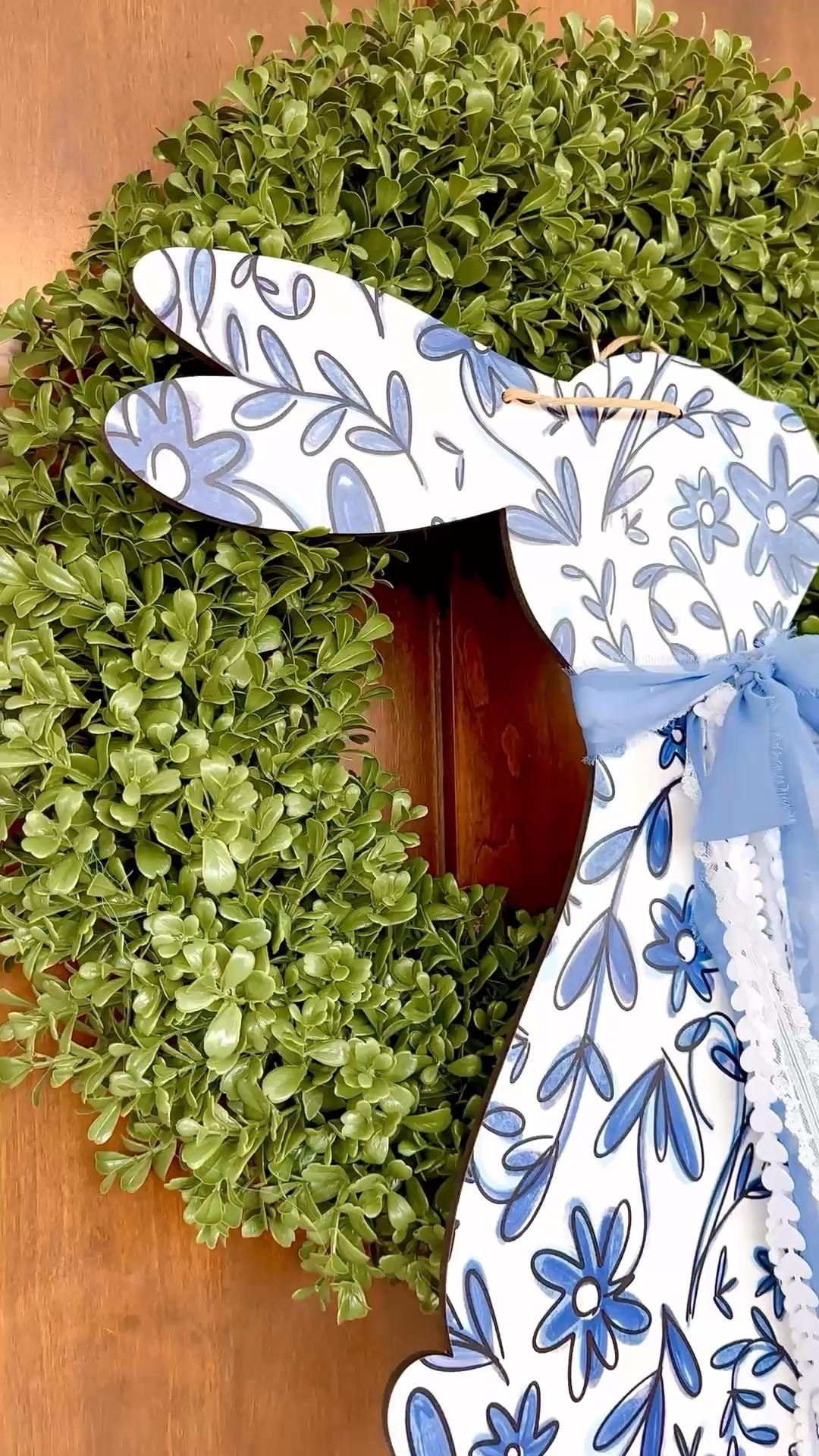 50% OFF our Blue Bunny Floral Door Hanger! Bunny comes with or without a wreath. Happy Easter! 

#LTKSeasonal #LTKHome #LTKSaleAlert