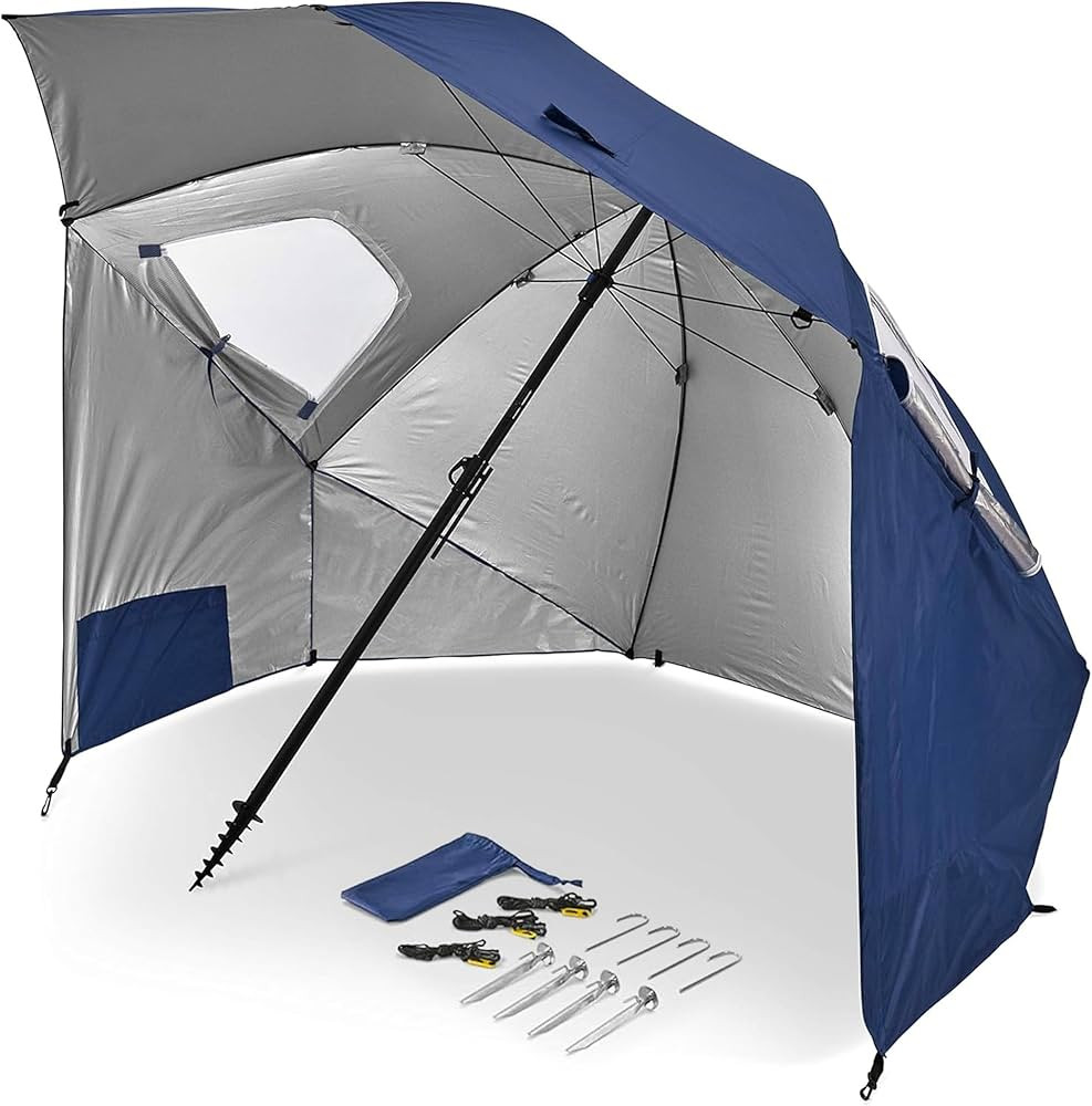 Sport-Brella Premiere XL UPF 50+ Umbrella Shelter for Sun and Rain Protection (9-Foot) | Amazon (US)