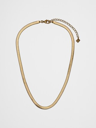Flat Herringbone Necklace | Banana Republic Factory