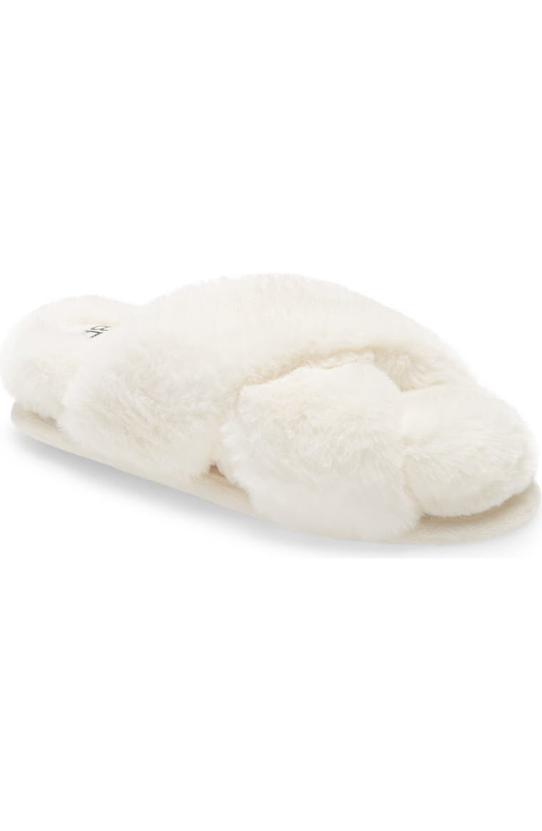 Sophie Criss Cross Plush Bedroom Slipper | Nordstrom
