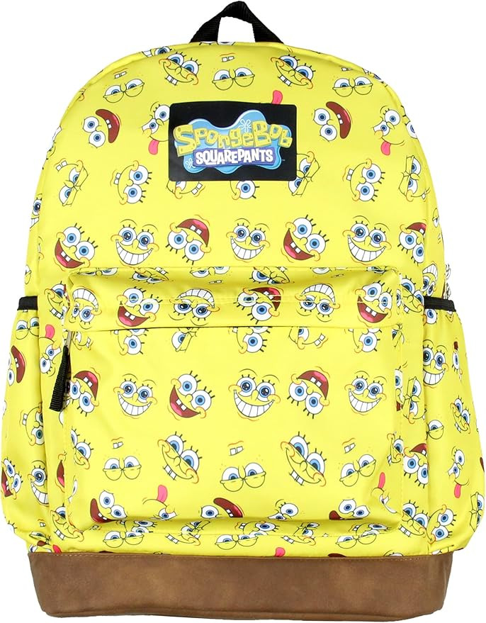 INTIMO Nickelodeon SpongeBob SquarePants Face Expressions All Over Print Backpack | Amazon (US)