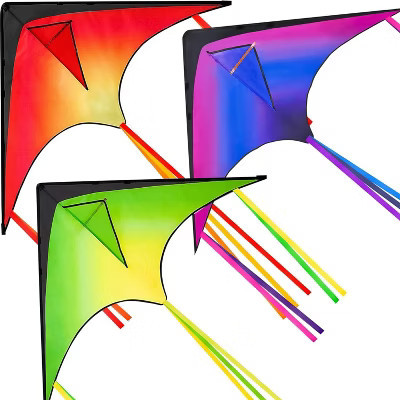 Joyfy 3 Packs Large Delta Kite, Easy to Fly Giant Kites for Kids and Adults with 262.5 ft Kite String, Beach Kite for Outdoor Games and Activities | Target
