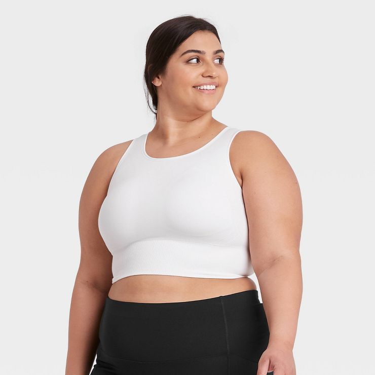 Women's Medium Support Longline Seamless Sports Bra - All in Motion™ | Target