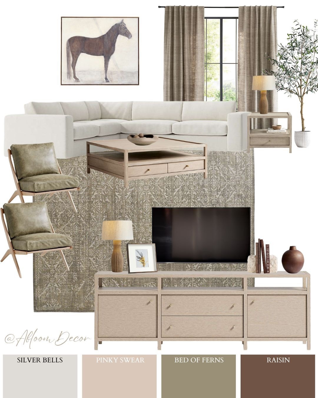This living room design feels warm and grounded with its earthy tones, cozy textures, and subtle country charm.

#LTKHome