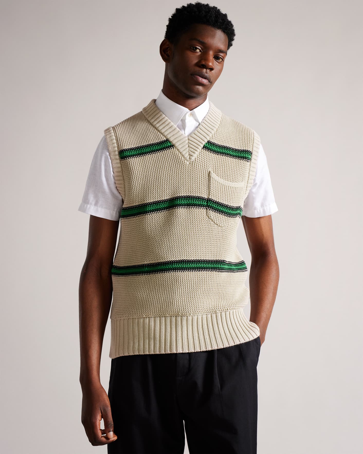 Knitted Stripe Vest | Ted Baker (UK)