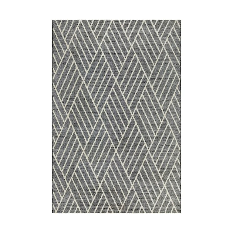 Better Homes & Gardens, Diamond Outdoor Rug - 7"x 10" - Charcoal | Walmart (US)