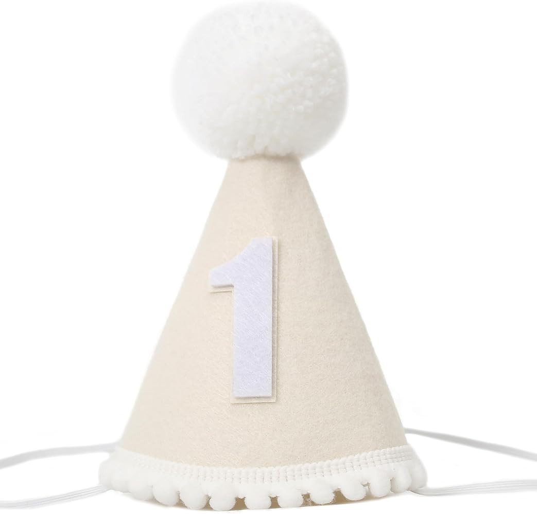 Baby's first birthday Cone cap hat - Cute 1st birthday hat decorations，Personalized 1st birthda... | Amazon (US)
