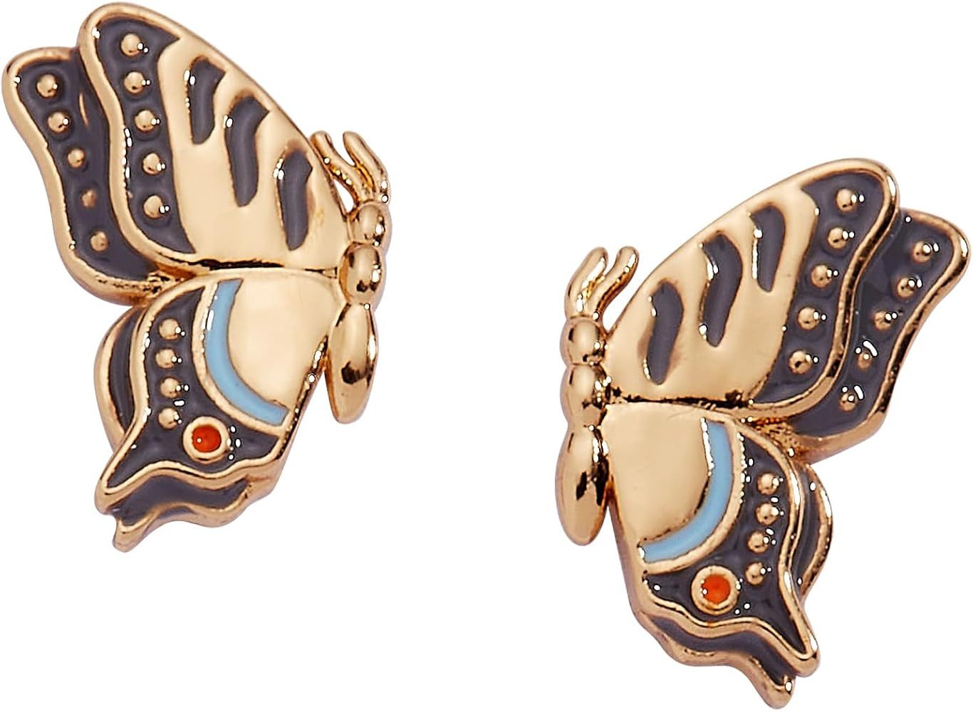 Alex And Ani NYBG Butterfly Earring, Brass Shiny Gold | Amazon (US)