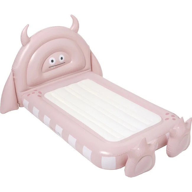 Bed | Sunnylife Kids Sleepover Bed: Monster, Pink | Maisonette | Maisonette