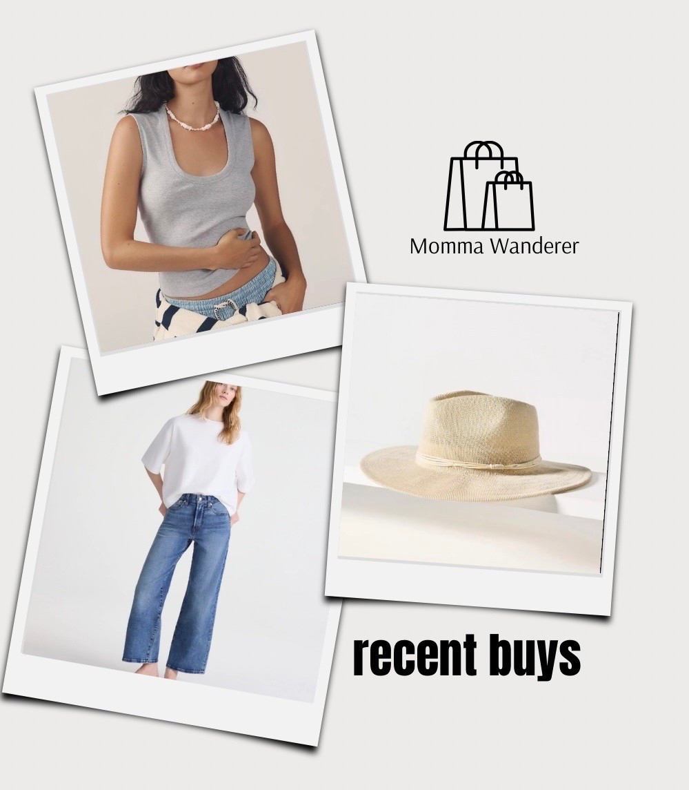 My recent purchases. Denim from the Madewell sale, a simple gray tank from Anthro. I needed to replace my packable rancher hat (that lasted over 10 years!) and found one!

#LTKxMadewell #LTKSeasonal #LTKOver40