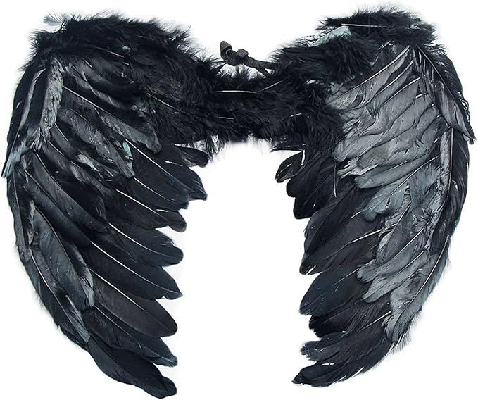 Feather Angel Wings Christmas Halloween Fancy Dress Costume Hen Night Party | Amazon (US)