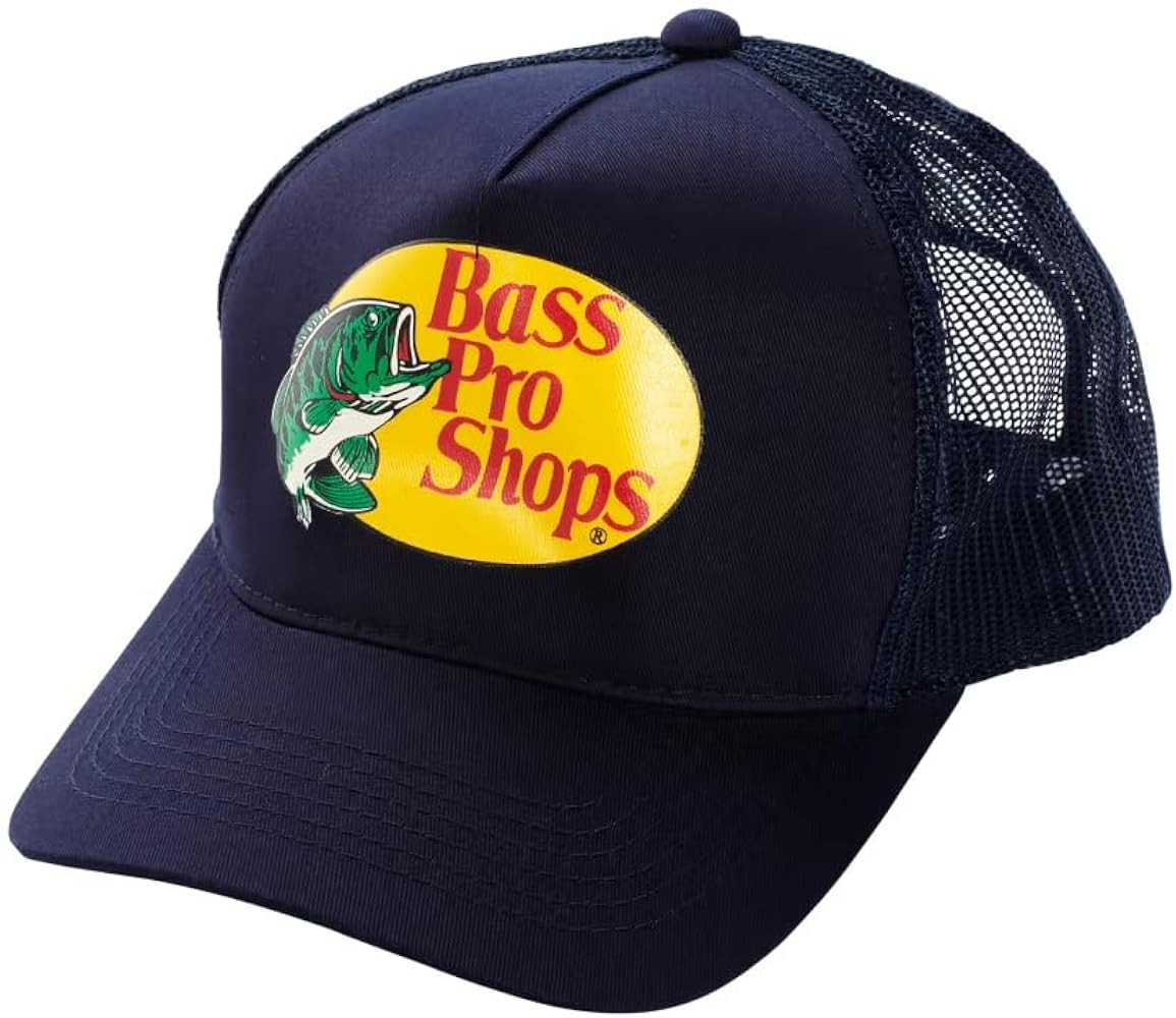 Bass Original Authentic Mesh Trucker Cap Hat- Unisex- Snapback, Ideal for Fishing, Hiking, Campin... | Amazon (US)