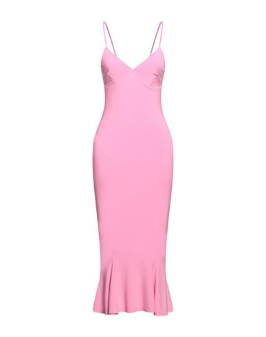 Norma Kamali Woman Maxi dress Pink Size 4 Polyester, Elastane | YOOX (US)