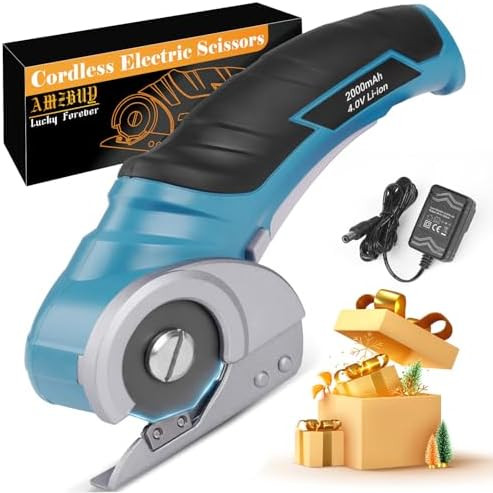 Cardboard Cutter Cordless Electric Scissors - Stocking Stuffers for Men Gifts Christmas Birthday ... | Amazon (US)