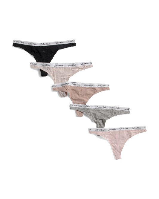 5pk Carousel Thongs | TJ Maxx