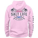 Salt Life Girls First Light Youth Hoodie, Light Pink, Large | Amazon (US)