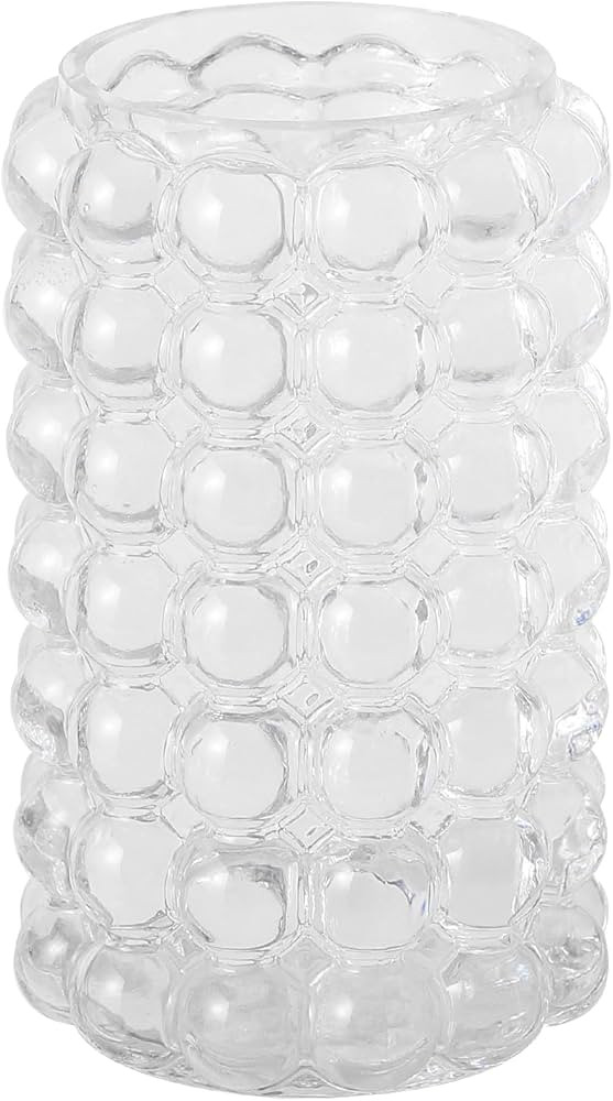 Glass Bubble Vase, Clear Glass Vase for Flowers, Tall Vase, Flower Vase for Bouquet, Modern Vase,... | Amazon (US)