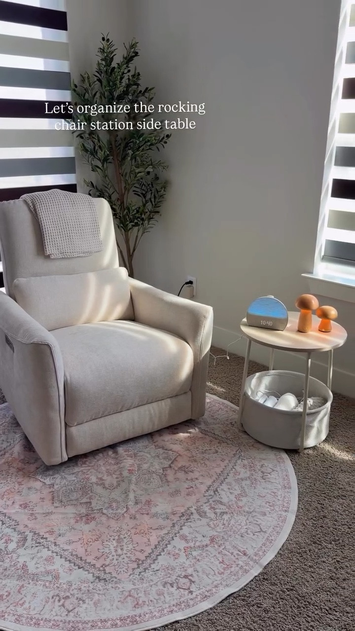 I saw this side table and knew that it would be the perfect addition to our baby nursery! I love how it has storage at the bottom, but still has a minimalistic look and feel to it. 

#momhacks 
#babynursery #nurserydecor #babyessentials #babyproducts

#LTKmomlife #LTKBaby