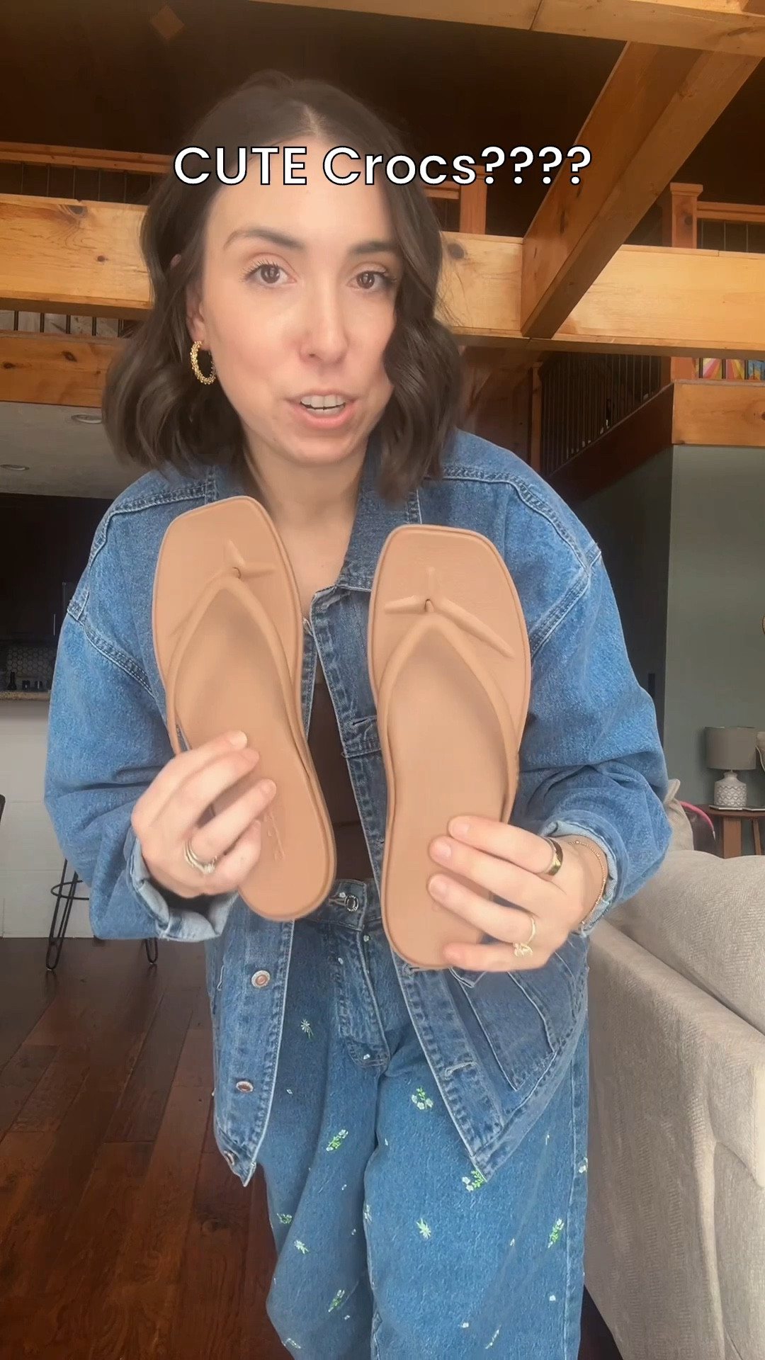 CROCS review!
Crocs Miami Flip Flop in the color light brown!! 🤎 they come in multiple colors!

Can be dressed up or down! COMFY, quality shoes you can simply wipe off if the get dirty- perfect for summer days! Wearing a size 9 and they fit TTS perfectly! @crocs 

#LTKootd #LTKgrwm #LTKmomlife