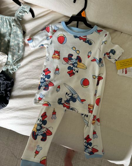 These adorable PJs for Ollie! I did a size 4T, Walmart PJs usually run small for him. Loved these for summer and Memorial Day/fourth of July!

Walmart finds, Mickey and Minnie, summer pajamas, summer PJs, toddler PJ set 

#LTKSeasonal #LTKkids #LTKfindsunder50