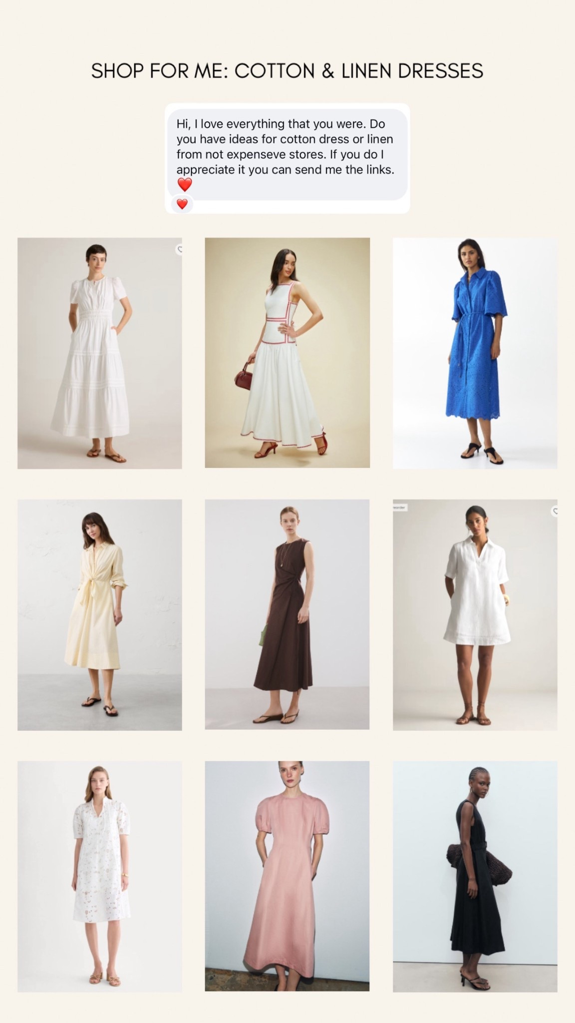 Cotton and linen summer dresses for less than $100!

#LTKTravel #LTKSeasonal #LTKSaleAlert