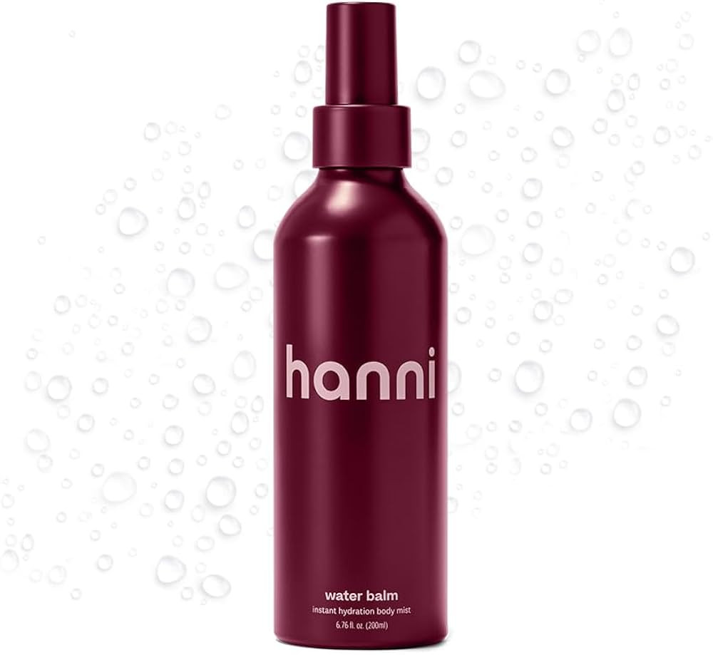 HANNI Water Balm Hydrating Body Mist, Moisturizer Spray with Hyaluronic Acid for All Skin Types, ... | Amazon (US)