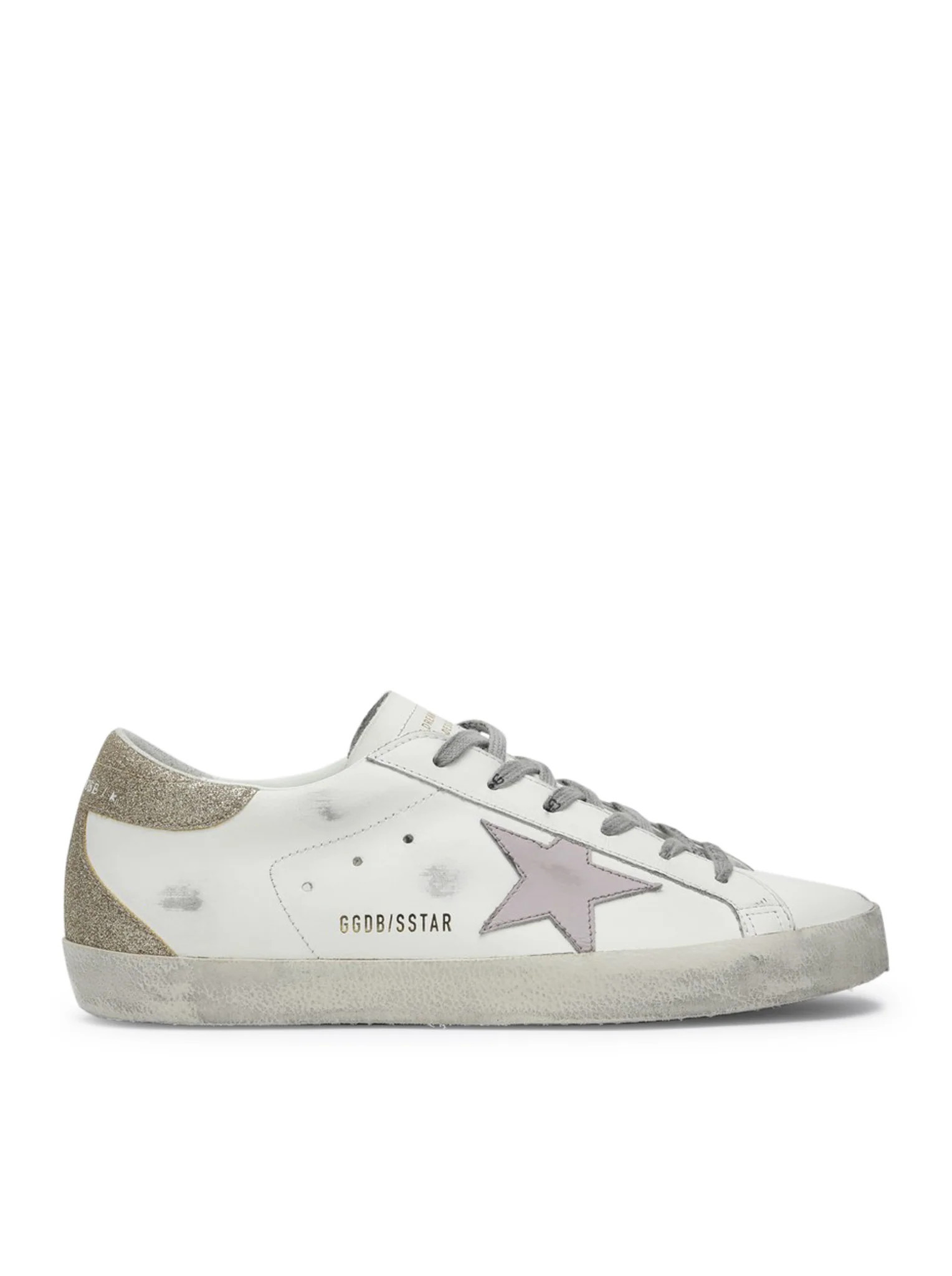 SUPERSTAR SNEAKERS IN NAPPA AND GLITTER - Golden Goose Deluxe Brand - Woman | Suitnegozi INT