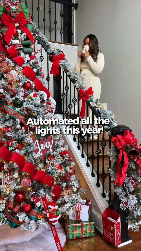 Al lights on with one command! 🎄😅 

#LTKSeasonal #LTKHome #LTKHoliday