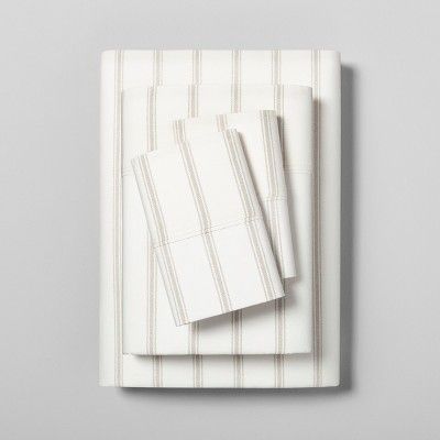 Sheet Set Organic Tic Stripe - Hearth & Hand™ with Magnolia | Target