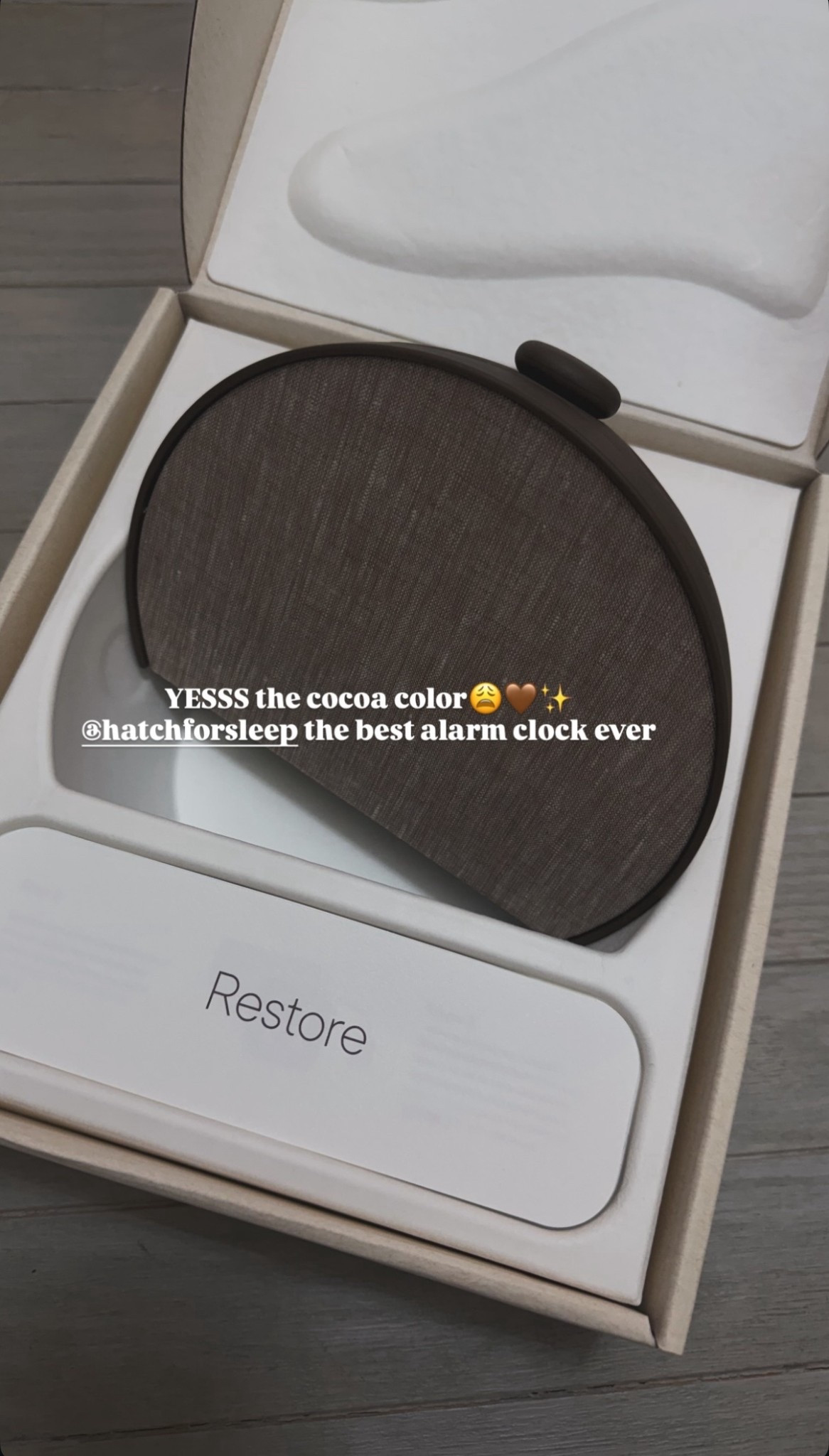 Seriously the BEST alarm clock ever! I love the cocoa color! 😍🤎

#LTKdayinmylife #LTKmorningroutine #LTKHome