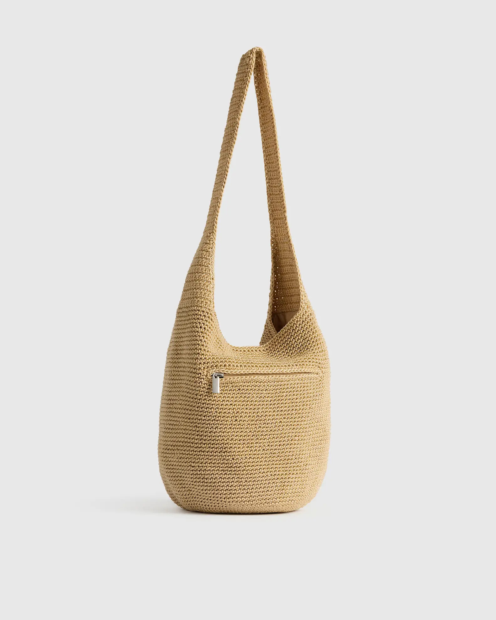 Hand Crochet Hobo Shoulder Bag | Quince