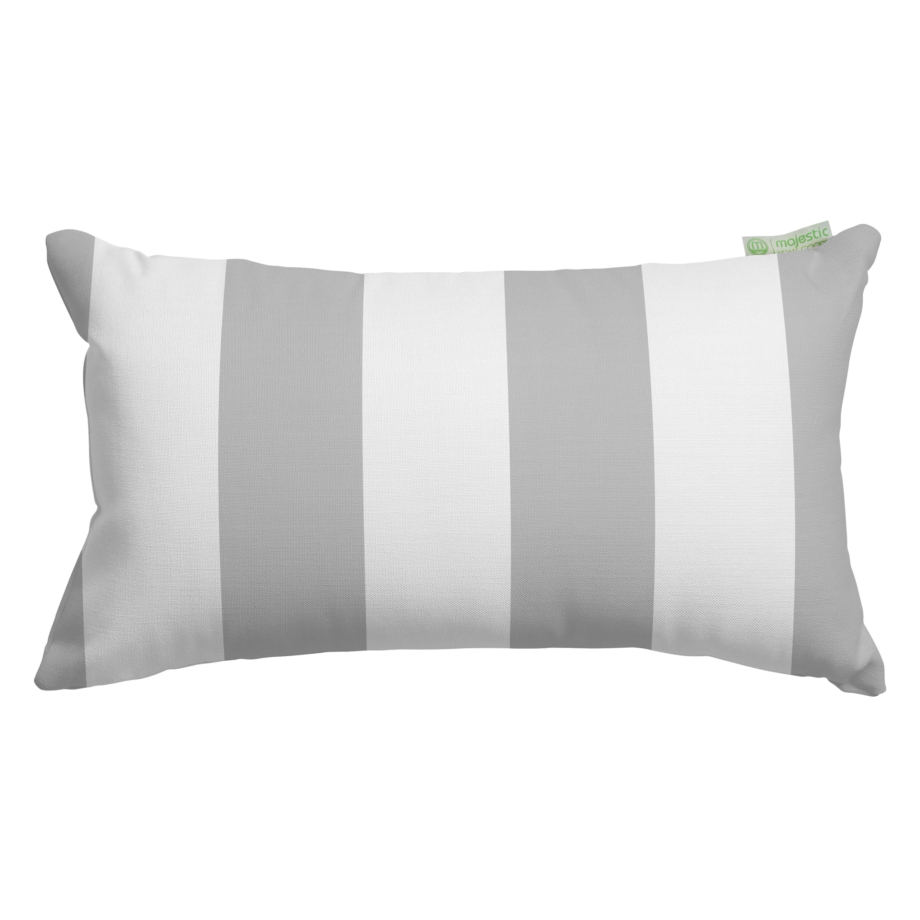 Majestic Home Goods Vertical Stripe Indoor Outdoor Small Decorative Throw Pillow | Walmart (US)