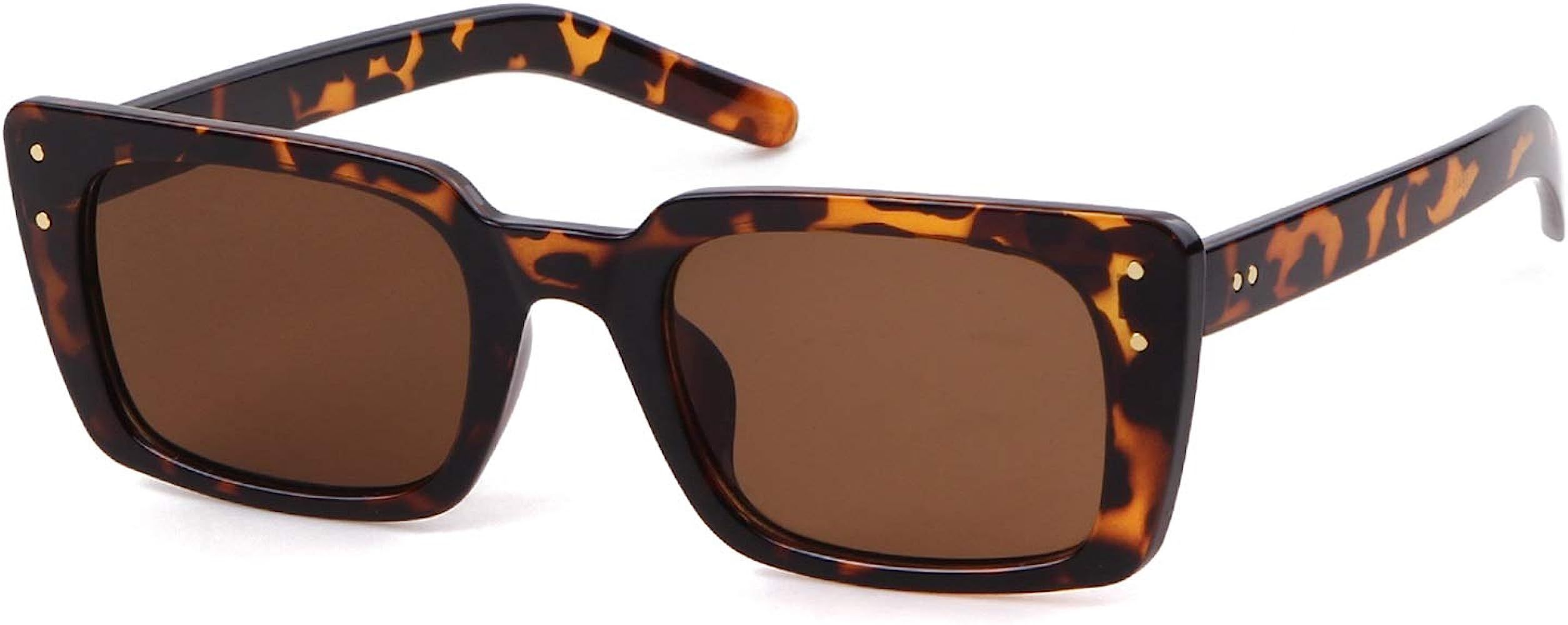 GIFIORE Retro Square Sunglasses Women 90s Vintage Small Plastic Tortoise Shell Frame Glasses with... | Amazon (US)