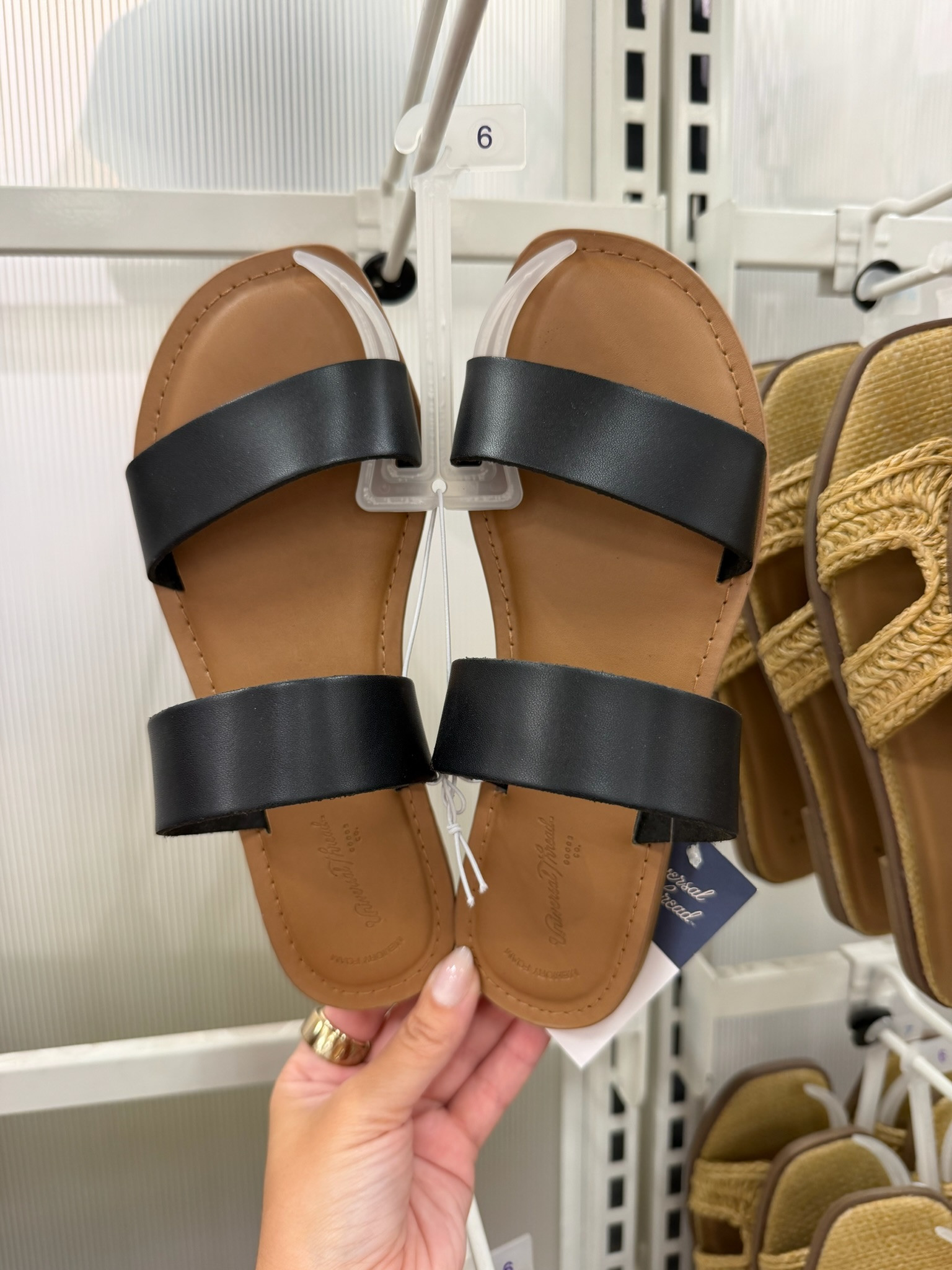 The kind of sandal you’ll throw on with literally everything 🤍 These Universal Thread slides are such an easy everyday staple - simple, chic and **30% off right now for $17.50**. Perfect with denim, dresses, vacation looks or an easy casual outfit.

wedding guest dress summer, teacher outfits, country concert outfits, date night outfits, fall outfits women, back to school teacher gift, business casual workwear, vacation outfits beach, summer outfits over 40, work outfits
 

 #LTKgrwm #LTKootd #LTKSeasonal