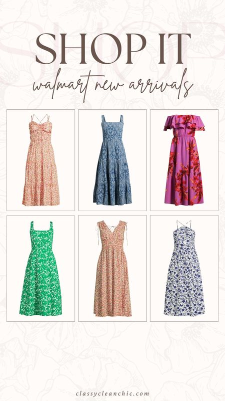 Walmart new arrivals! Summer resortwear dresses. Affordable summer wedding guest dresses. 

#LTKFindsUnder100 #LTKTravel #LTKWedding