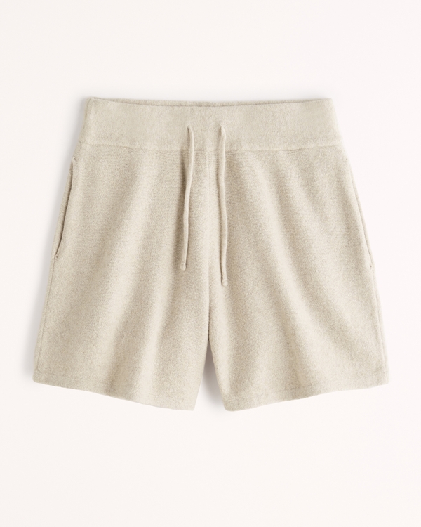 Men's Relaxed Fuzzy Sweater Shorts | Men's | Abercrombie.com | Abercrombie & Fitch (US)