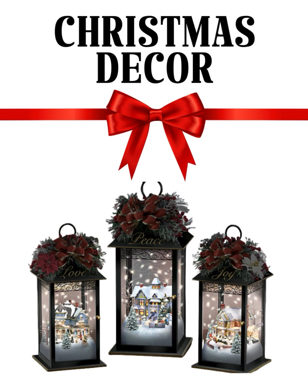 Bring the magic of Christmas to your table with the Thomas Kinkade Illuminated Holiday Centerpiece Collection from Bradford Exchange! These breathtaking centerpieces glow beautifully, add instant charm, and create that cozy, storybook-holiday feeling everyone loves. The details are stunning, the lights are warm, and it’s the perfect show-stopping décor piece for any home this season. ✨🎄❄️



#LTKDecor

#LTKFinds 

 

#LTKHoliday #LTKHome #LTKSeasonal #LTKCyberWeek #LTKGiftGuide #LTKHoliday