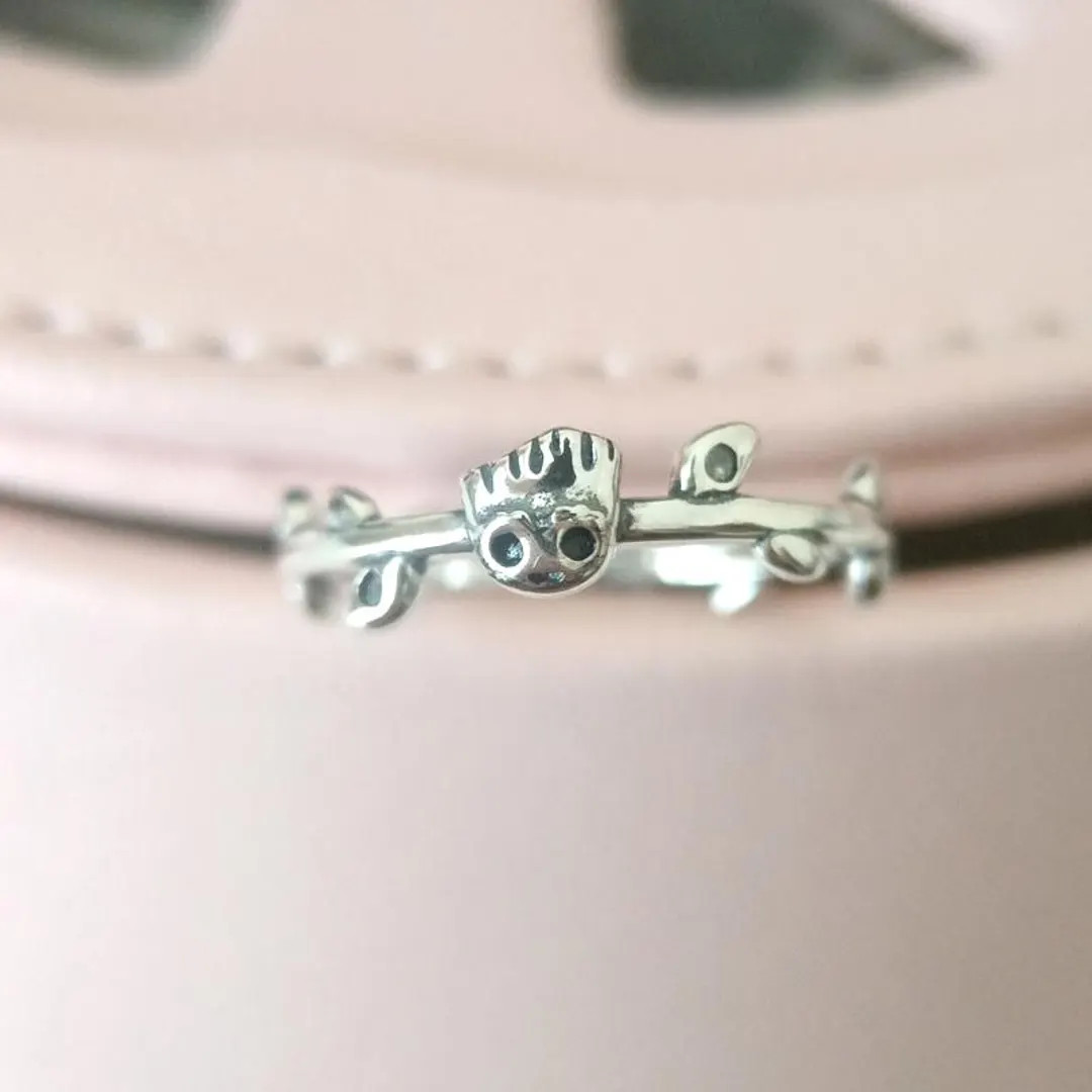 Guardians of the Galaxy Groot Leaf Ring,rings for Women,fashion Jewelry,gift for Her 925 Sterling... | Etsy (US)