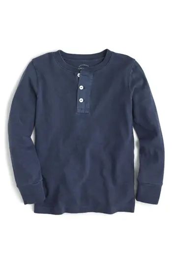 Boy's Crewcuts By J.crew Slubbed Long Sleeve Henley | Nordstrom