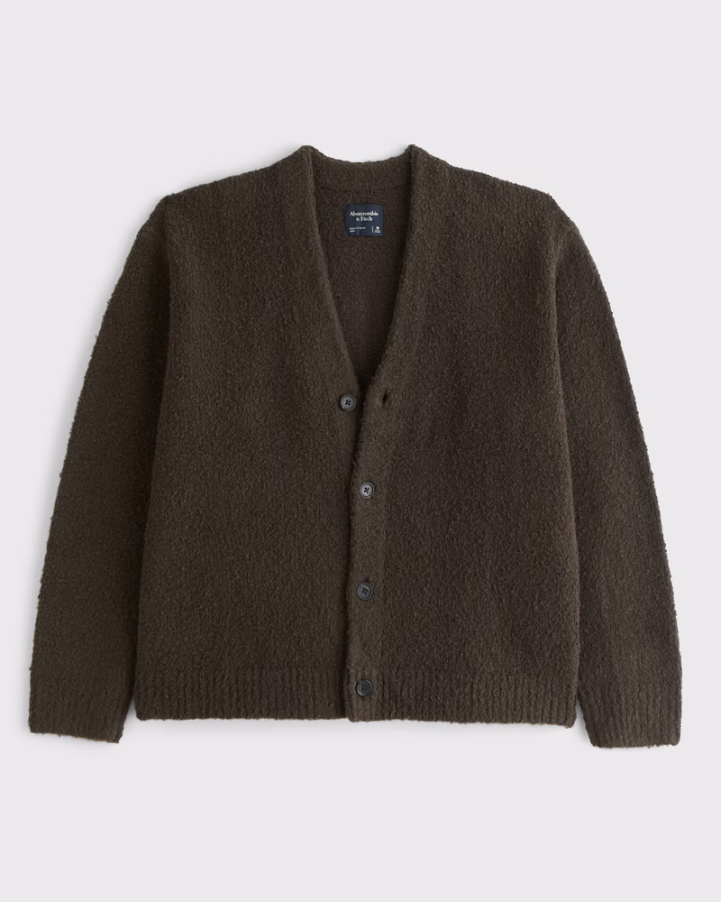 Men's Boucle Cardigan | Men's Tops | Abercrombie.com | Abercrombie & Fitch (US)