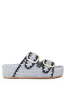 Loeffler Randall Theo Sandal in Light Blue & Black from Revolve.com | Revolve Clothing (Global)