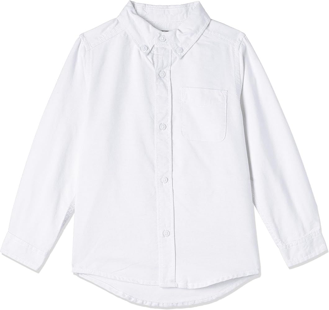 The Children's Place Baby Toddler Boys Long Sleeve Oxford Button Down Shirt | Amazon (US)