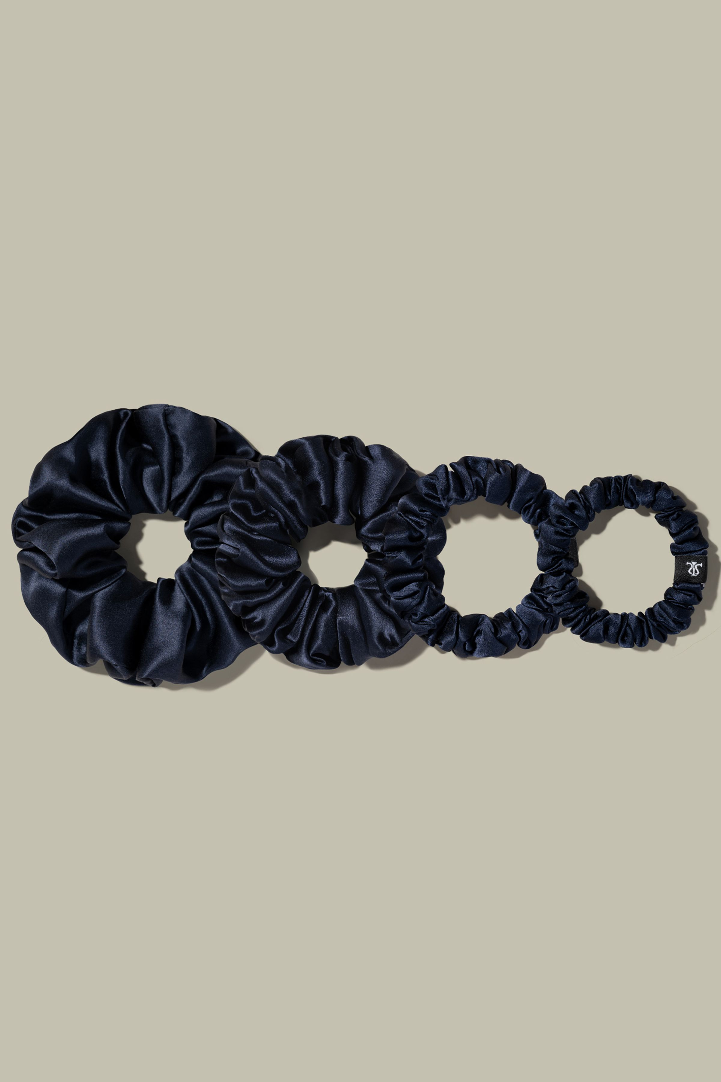 4 Pack Different Silk Hair Scrunchies Set | LILYSILK