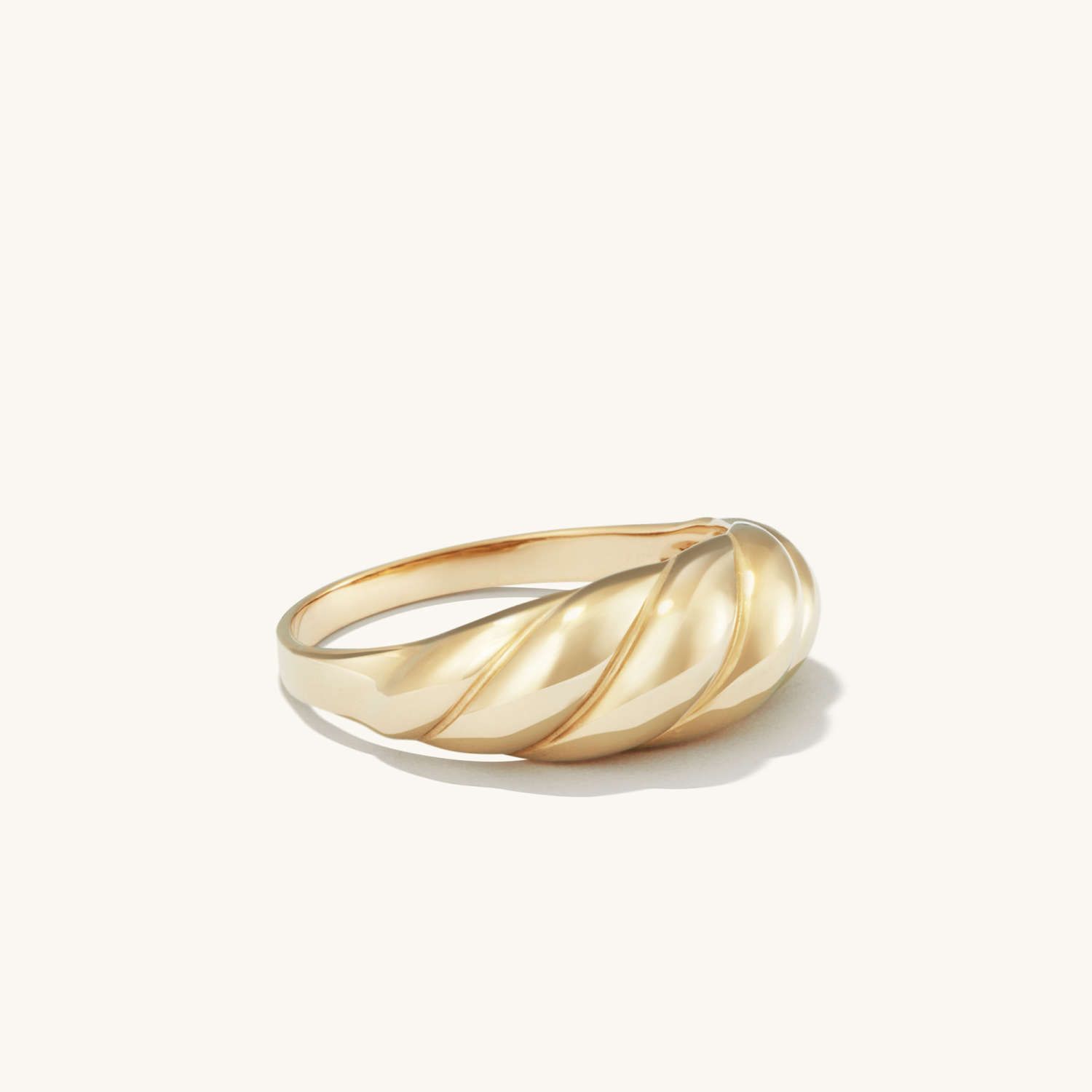 Thin Croissant Dôme Ring | Mejuri (Global)